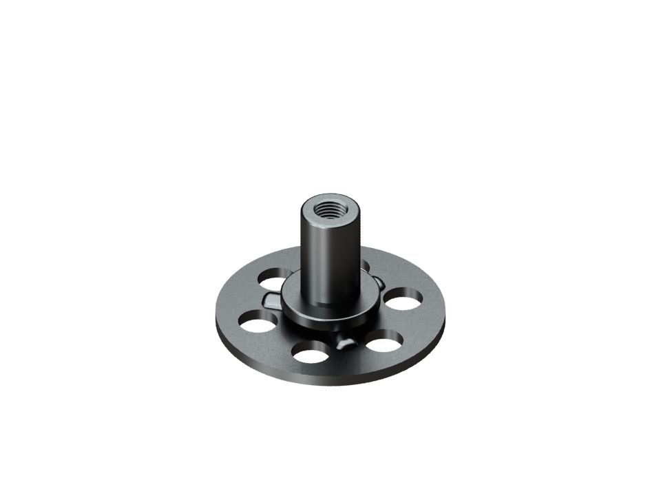 Metal Yapıştırma Dişi Yuvarlak Tip 23mm