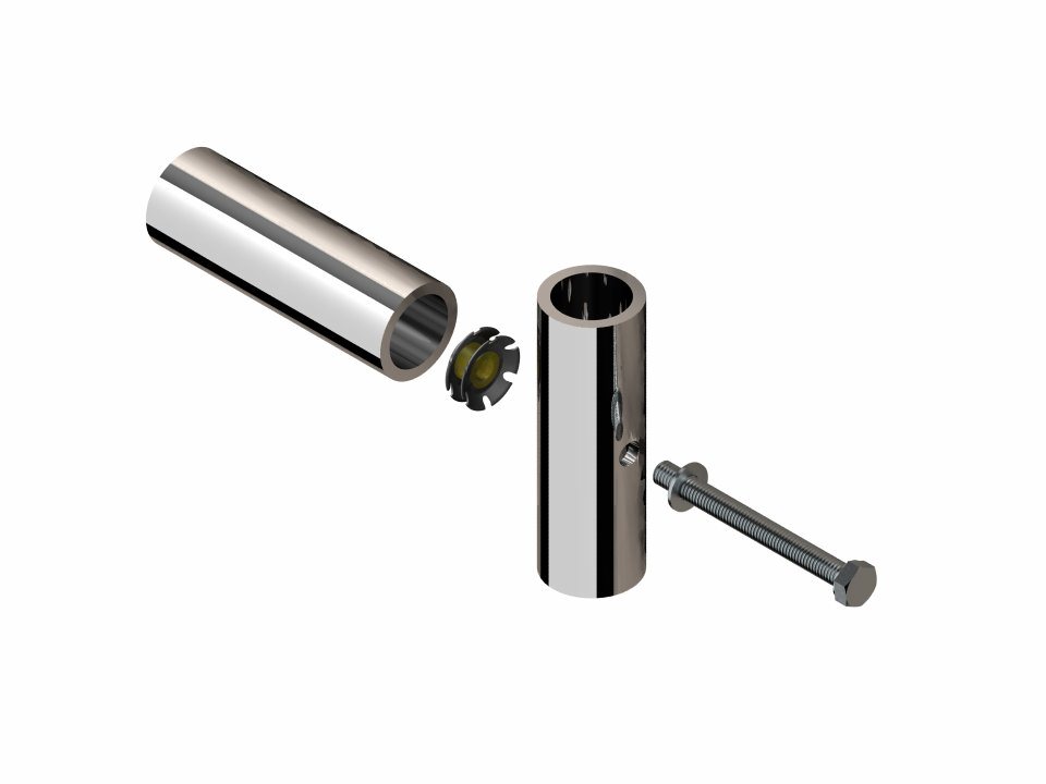 Metal Boru Dübelli Bağlantı Tip