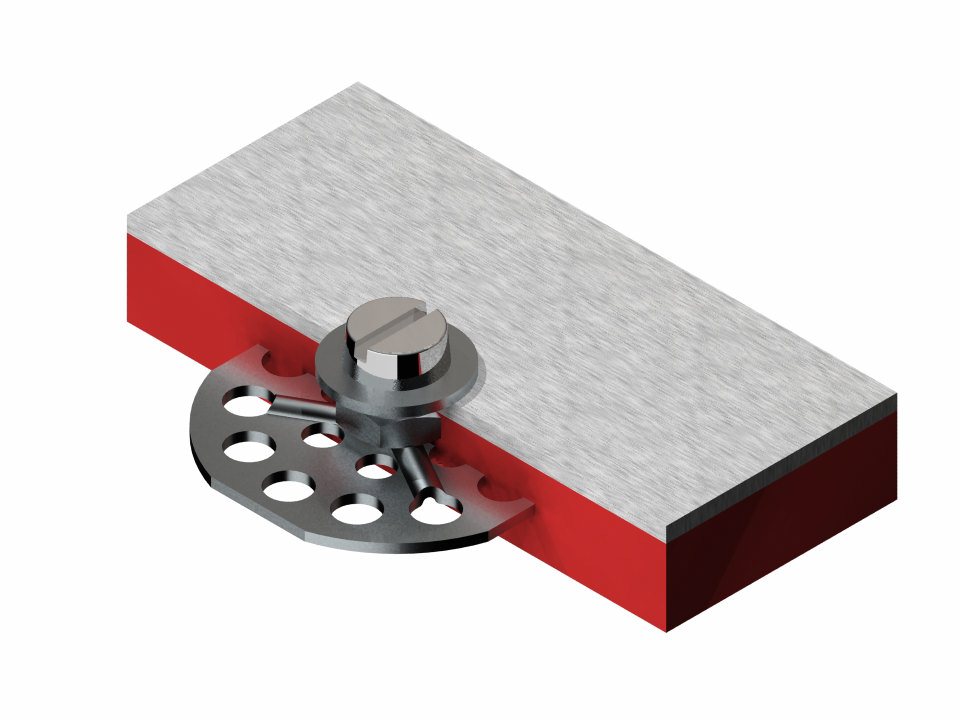 Metal Yapıştırma Somunlu Açık Tip